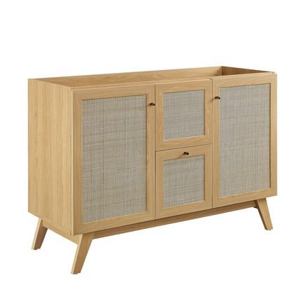 Modway EEI-6589 Soma 48" Single or Double Sink Compatible Bathroom Vanity Cabinet (Sink Basin Not Included) - Plaza Home Decor