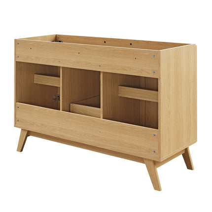 Modway EEI-6589 Soma 48" Single or Double Sink Compatible Bathroom Vanity Cabinet (Sink Basin Not Included) - Plaza Home Decor