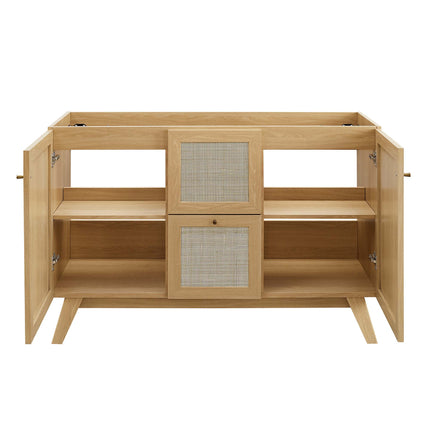 Modway EEI-6589 Soma 48" Single or Double Sink Compatible Bathroom Vanity Cabinet (Sink Basin Not Included) - Plaza Home Decor