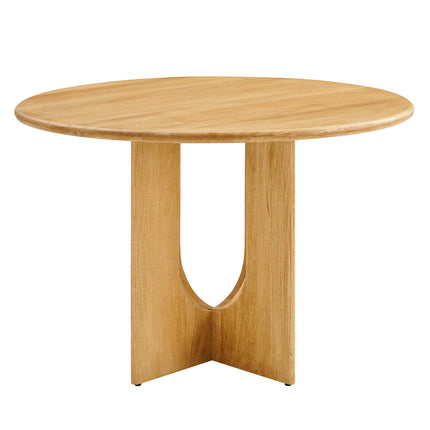 Modway EEI-6592 Rivian Round 48" Wood Dining Table Modway