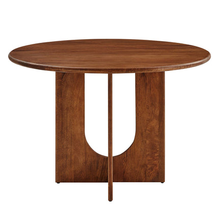 Modway EEI-6592 Rivian Round 48" Wood Dining Table Modway