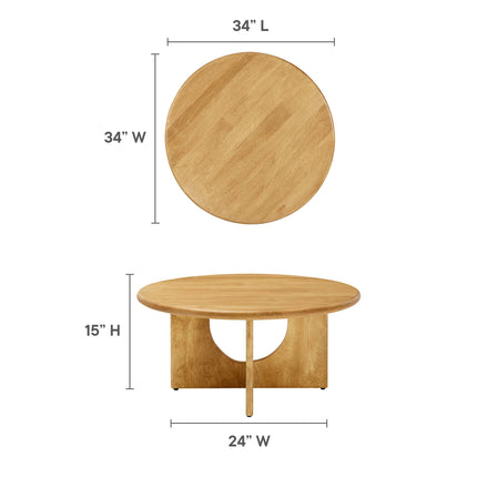 Modway EEI-6594 Rivian Round 34" Coffee Table Modway
