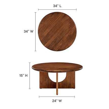 Modway EEI-6594 Rivian Round 34" Coffee Table Modway