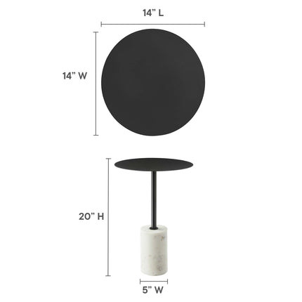 Modway EEI-6605 Lyric Round Side Table Modway