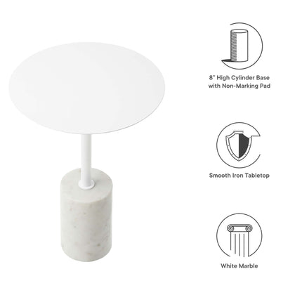 Modway EEI-6605 Lyric Round Side Table Modway