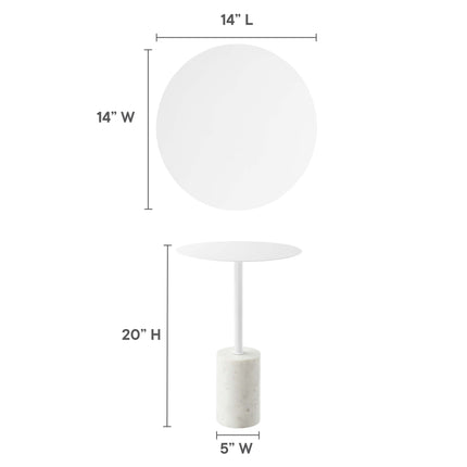 Modway EEI-6605 Lyric Round Side Table Modway