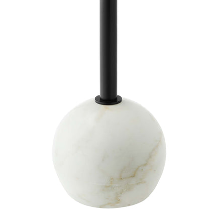 Modway EEI-6606 Aliza Round White Marble Side Table Modway