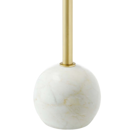 Modway EEI-6606 Aliza Round White Marble Side Table Modway