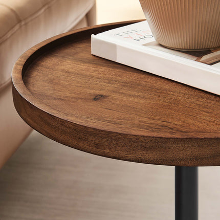 Modway EEI-6607 Amina Round Acacia Wood Side Table Modway