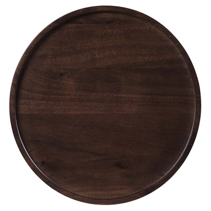 Modway EEI-6607 Amina Round Acacia Wood Side Table Modway