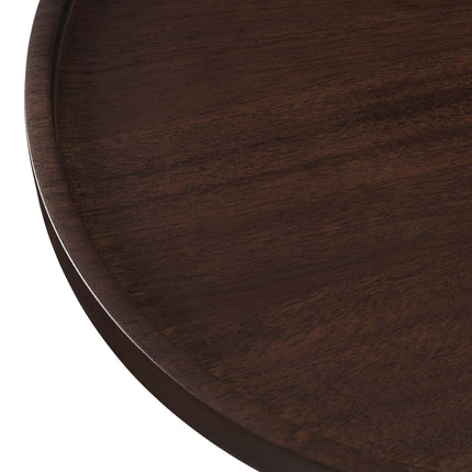 Modway EEI-6607 Amina Round Acacia Wood Side Table Modway