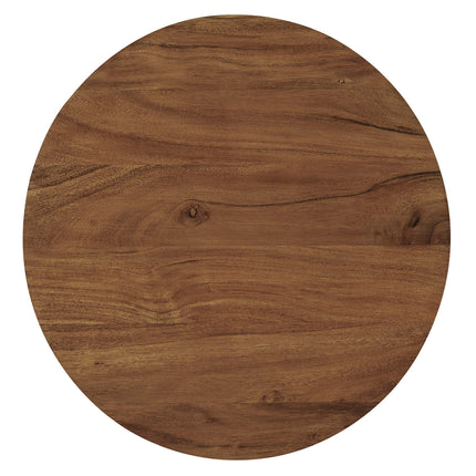 Modway EEI-6610 Viva Round Acacia Wood Side Table Modway