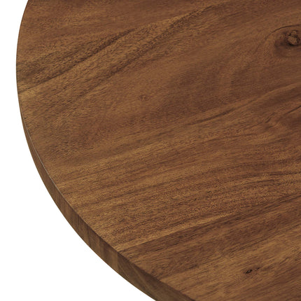 Modway EEI-6610 Viva Round Acacia Wood Side Table Modway