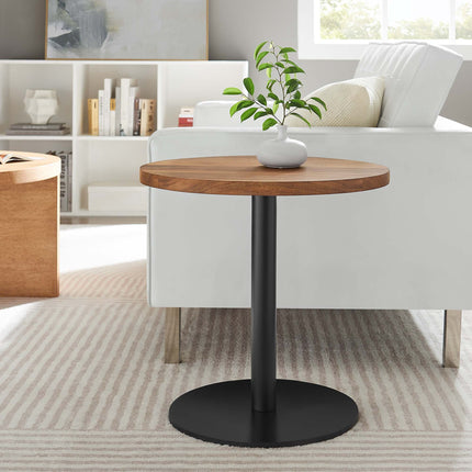 Modway EEI-6610 Viva Round Acacia Wood Side Table Modway