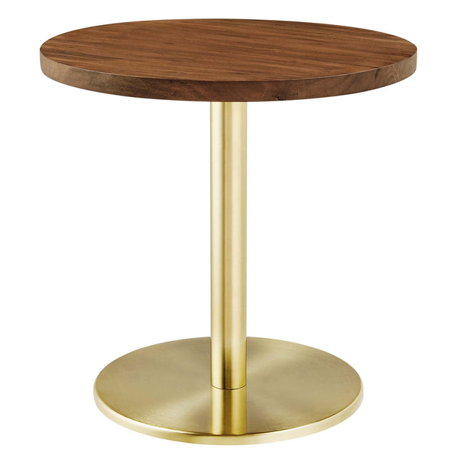 Modway EEI-6610 Viva Round Acacia Wood Side Table Modway