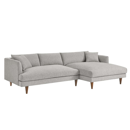 Modway EEI-6612 Zoya Right-Facing Down Filled Overstuffed Sectional Sofa Modway