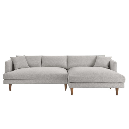Modway EEI-6612 Zoya Right-Facing Down Filled Overstuffed Sectional Sofa Modway