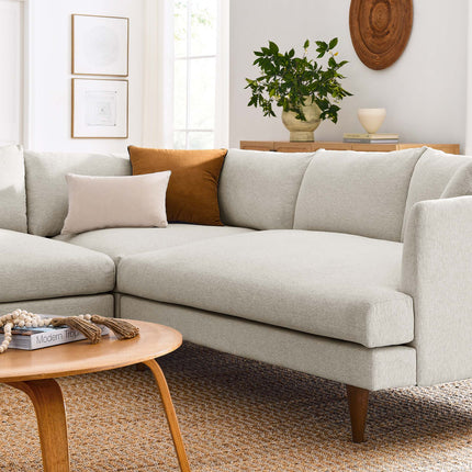 Modway EEI-6613 Zoya 3 Piece Down Filled Overstuffed Sectional Sofa Modway