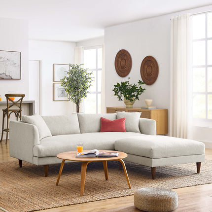 Modway EEI-6614 Zoya Down Filled Overstuffed Sofa and Ottoman Set Modway