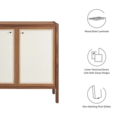 Modway EEI-6615 Capri 33" Wood Grain Storage Cabinet Modway