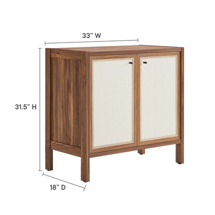Modway EEI-6615 Capri 33" Wood Grain Storage Cabinet Modway