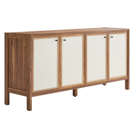 Modway EEI-6616 Capri 65" Wood Grain Sideboard Storage Cabinet Modway