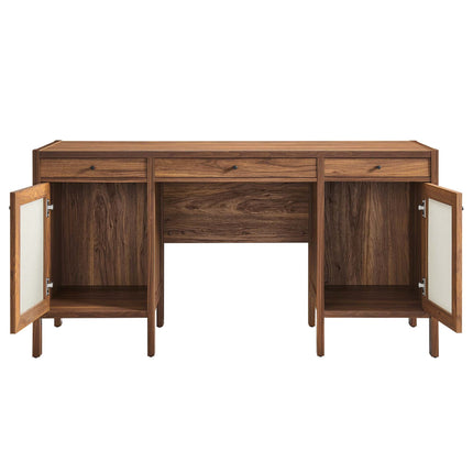 Modway EEI-6618 Capri 58" Wood Grain Office Desk Modway