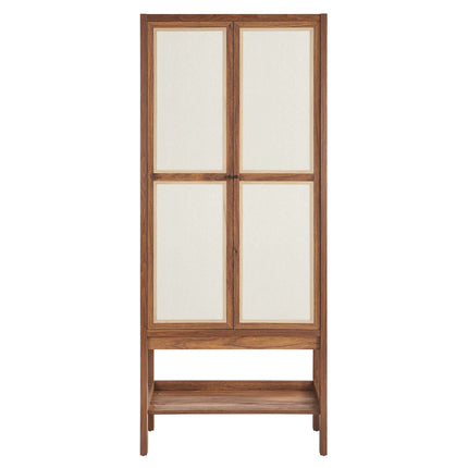 Modway EEI-6620 Capri Tall Wood Grain Standing Storage Cabinet Modway