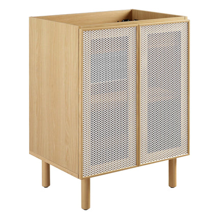 Modway EEI-6621 Calla 24" Perforated Metal Bathroom Vanity Cabinet (Sink Basin Not Included) Modway