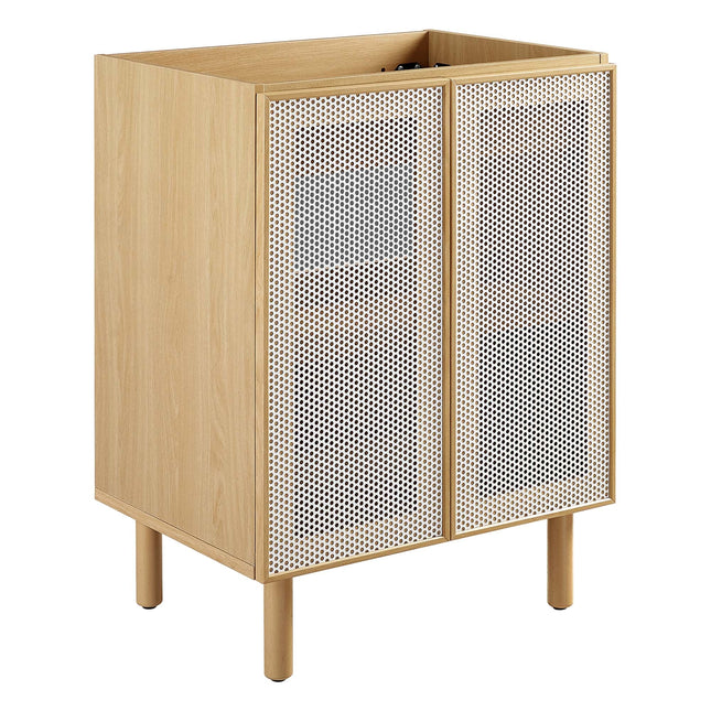 Modway EEI-6621 Calla 24" Perforated Metal Bathroom Vanity Cabinet (Sink Basin Not Included) Modway