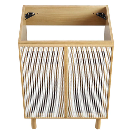 Modway EEI-6621 Calla 24" Perforated Metal Bathroom Vanity Cabinet (Sink Basin Not Included) Modway