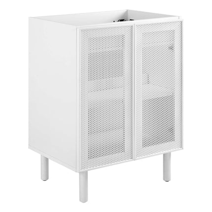 Modway EEI-6621 Calla 24" Perforated Metal Bathroom Vanity Cabinet (Sink Basin Not Included) Modway