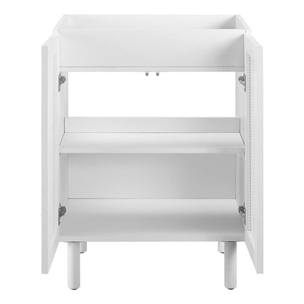 Modway EEI-6621 Calla 24" Perforated Metal Bathroom Vanity Cabinet (Sink Basin Not Included) Modway