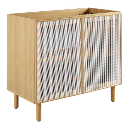 Modway EEI-6622 Calla 36" Perforated Metal Bathroom Vanity Cabinet (Sink Basin Not Included) Modway
