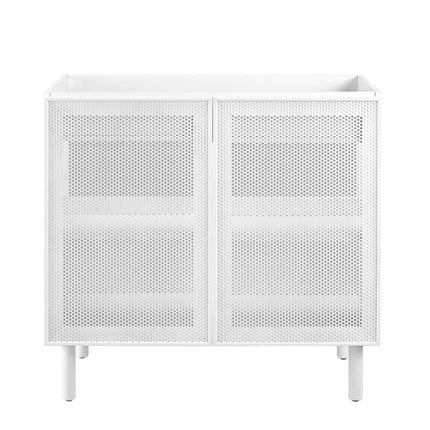Modway EEI-6622 Calla 36" Perforated Metal Bathroom Vanity Cabinet (Sink Basin Not Included) Modway