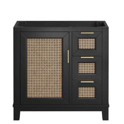 Modway EEI-6626 Dixie 36" Solid Wood Bathroom Vanity Cabinet (Sink Basin Not Included) Modway