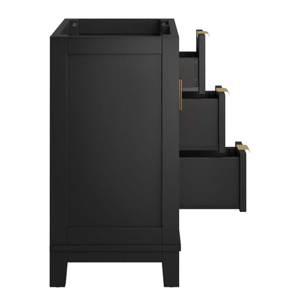 Modway EEI-6626 Dixie 36" Solid Wood Bathroom Vanity Cabinet (Sink Basin Not Included) Modway