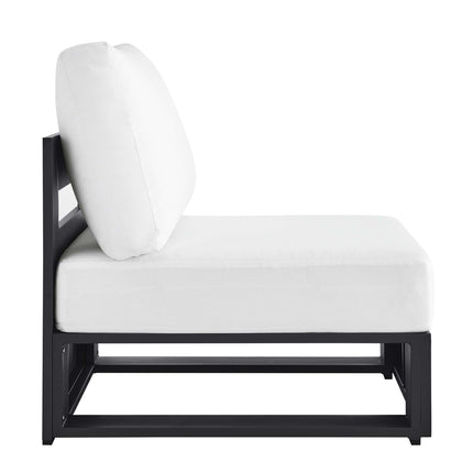 Modway EEI-6628 Tahoe Outdoor Patio Powder-Coated Aluminum Modular Armless Chair - Plaza Home Decor