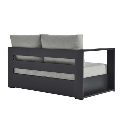 Modway EEI-6629 Tahoe Outdoor Patio Powder-Coated Aluminum Modular Left-Facing Loveseat - Plaza Home Decor