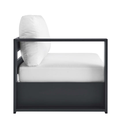 Modway EEI-6629 Tahoe Outdoor Patio Powder-Coated Aluminum Modular Left-Facing Loveseat - Plaza Home Decor