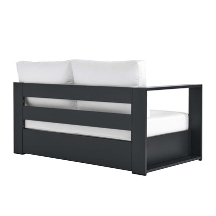Modway EEI-6629 Tahoe Outdoor Patio Powder-Coated Aluminum Modular Left-Facing Loveseat - Plaza Home Decor