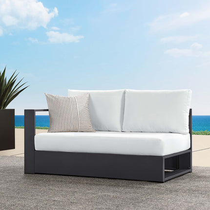 Modway EEI-6629 Tahoe Outdoor Patio Powder-Coated Aluminum Modular Left-Facing Loveseat - Plaza Home Decor