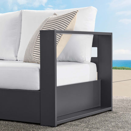 Modway EEI-6630 Tahoe Outdoor Patio Powder-Coated Aluminum Modular Right-Facing Loveseat - Plaza Home Decor
