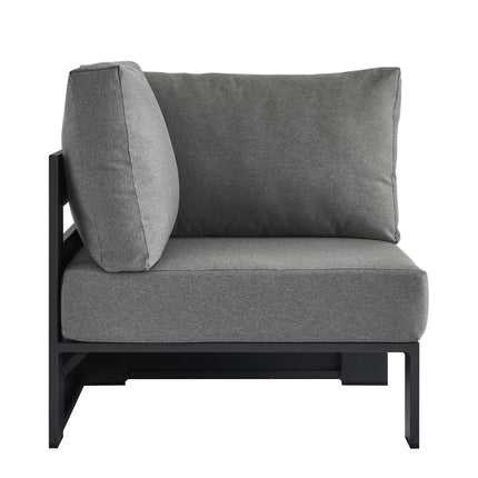 Modway EEI-6631 Tahoe Outdoor Patio Powder-Coated Aluminum Modular Corner Chair - Plaza Home Decor