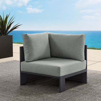 Modway EEI-6631 Tahoe Outdoor Patio Powder-Coated Aluminum Modular Corner Chair - Plaza Home Decor