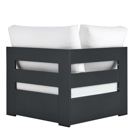 Modway EEI-6631 Tahoe Outdoor Patio Powder-Coated Aluminum Modular Corner Chair - Plaza Home Decor