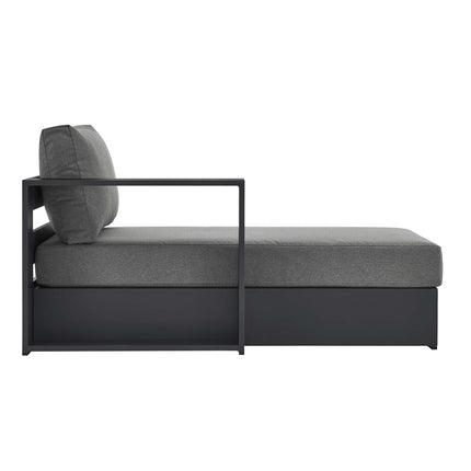 Modway EEI-6632 Tahoe Outdoor Patio Powder-Coated Aluminum Modular Left-Facing Chaise Lounge - Plaza Home Decor