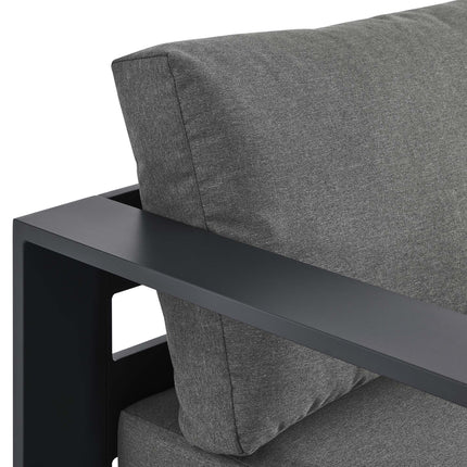 Modway EEI-6632 Tahoe Outdoor Patio Powder-Coated Aluminum Modular Left-Facing Chaise Lounge - Plaza Home Decor