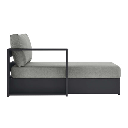 Modway EEI-6632 Tahoe Outdoor Patio Powder-Coated Aluminum Modular Left-Facing Chaise Lounge - Plaza Home Decor