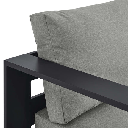 Modway EEI-6632 Tahoe Outdoor Patio Powder-Coated Aluminum Modular Left-Facing Chaise Lounge - Plaza Home Decor